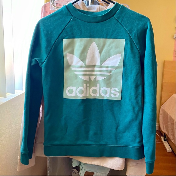 Adidas Originals Women Long Sleeve Crew Sweatshirt - Picture 1 of 4